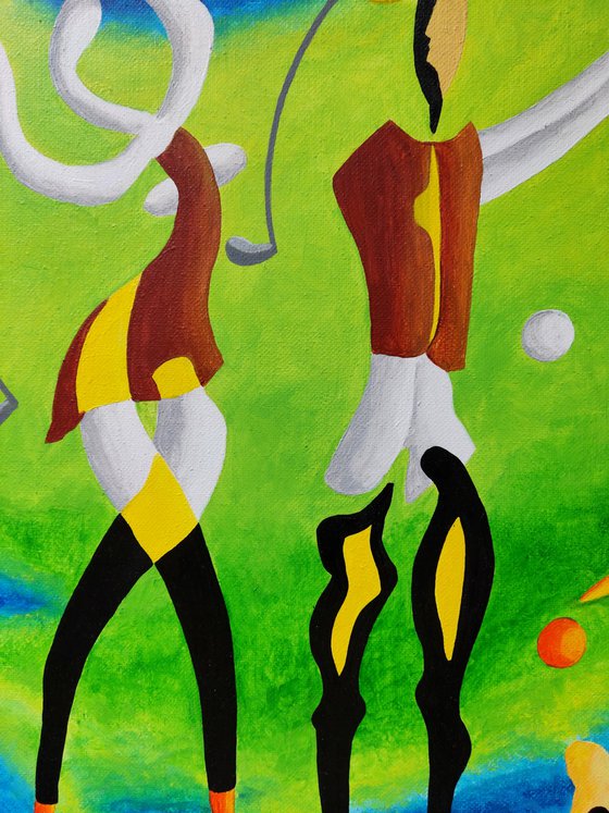 Golf after rain 3.