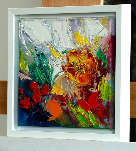 'Pansy' Framed