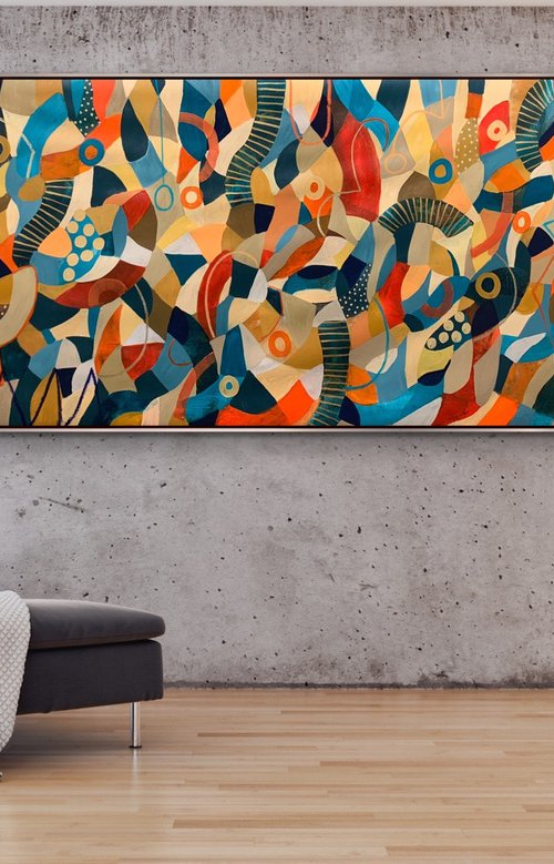 Turquoise Flame by Rashna Hackett