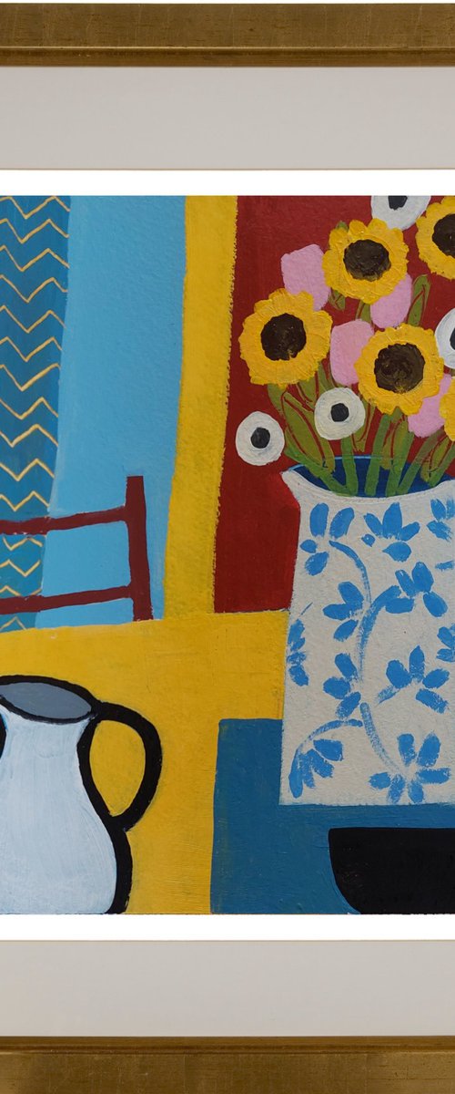 Still Life with a White Jug II by Jan Rippingham