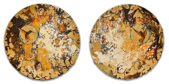 Space. Diptych