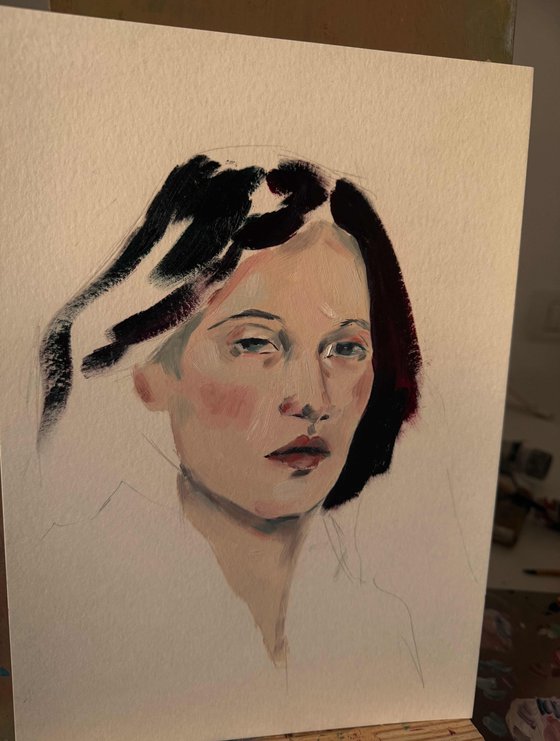 Timeless Gaze from the “100 Portraits” series