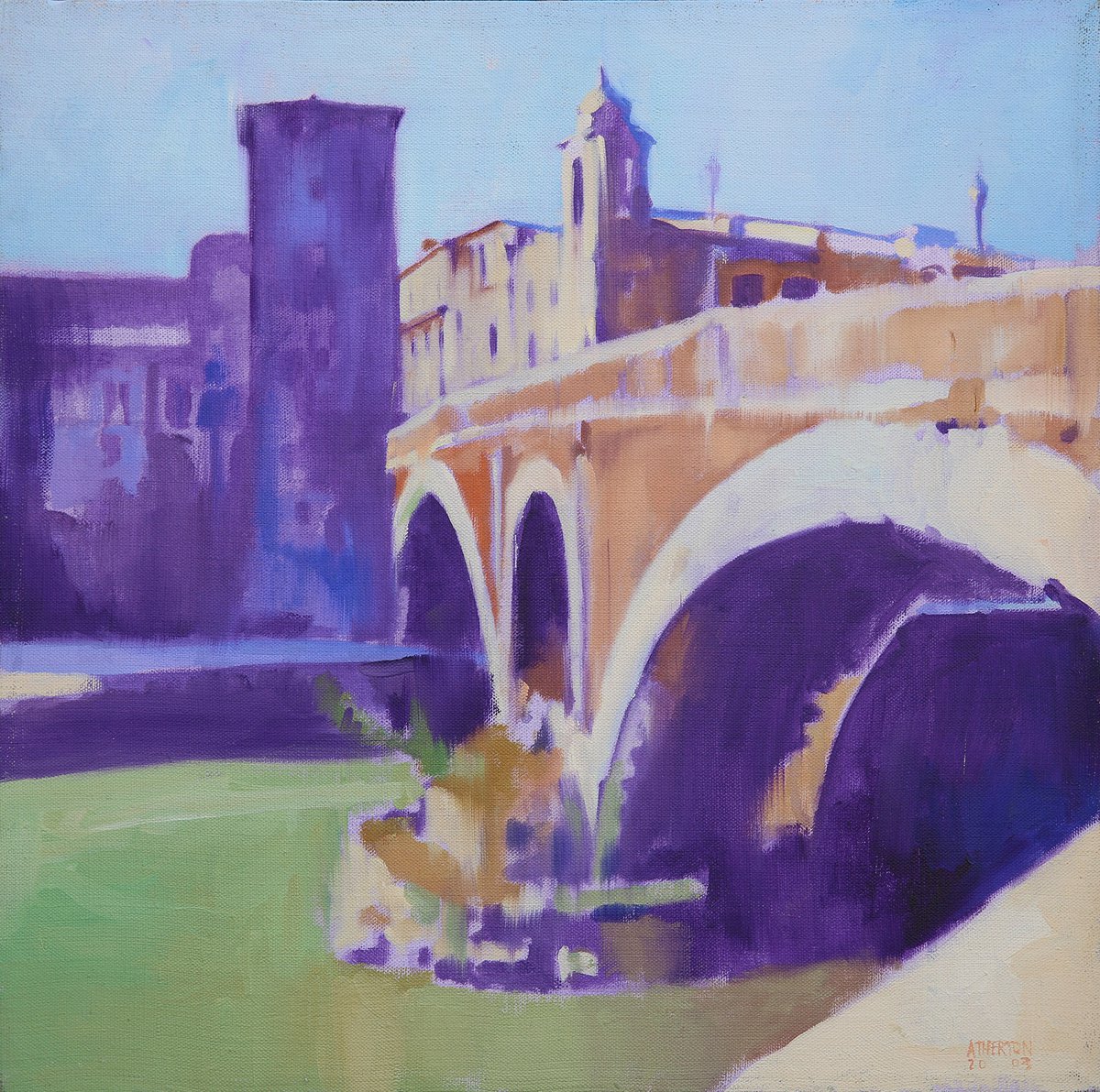 Ponte Tiberina by Bruce Atherton