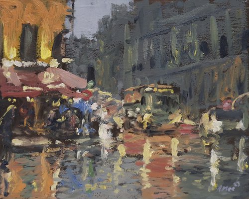 Rain in Paris by Robert Mee