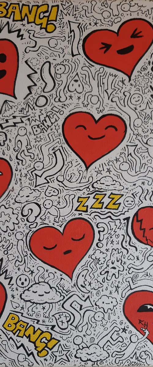 Hearts and Doodles by Ross Hendrick