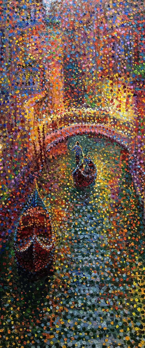 Golden night in Venice by Andrii Chebotaru