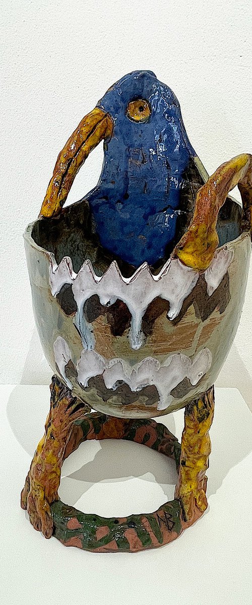 Artisitv Rooster Vase by Nora  Blazeviciute