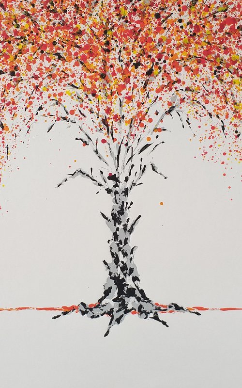 Autumn Tree 4 by M.Y. by Max Yaskin