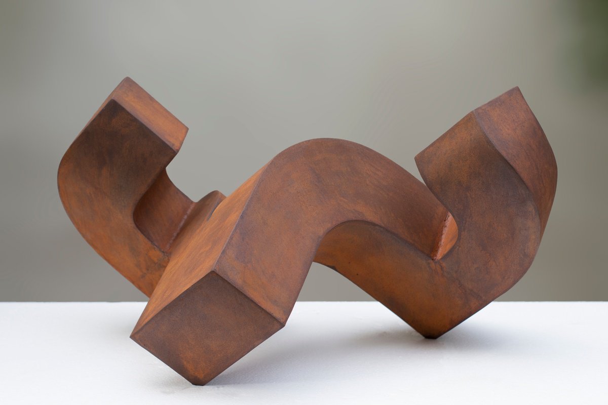 Organic Abstract Sculpture By Roberto Canduela Luengo, 24 X 14", Root 1, Original Artwork