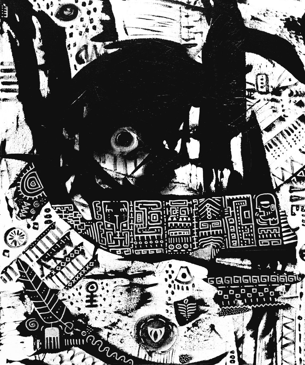 Organic Abstract Acrylic Painting By Anna Shee, 16 X 20, Defragmenteyesed #3, Original Artwork