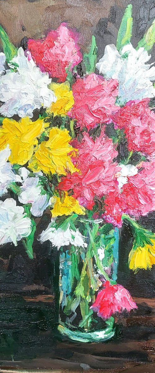 Flowers in vase #7 by Colin Ross Jack