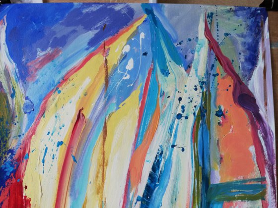Abstract Sailing Joy