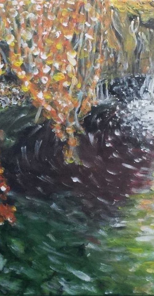Waterfall & Flowering Drapes by Robbie Potter
