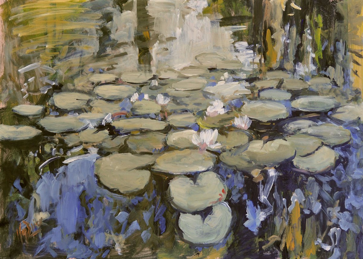 Water lilies IV by Nop Briex