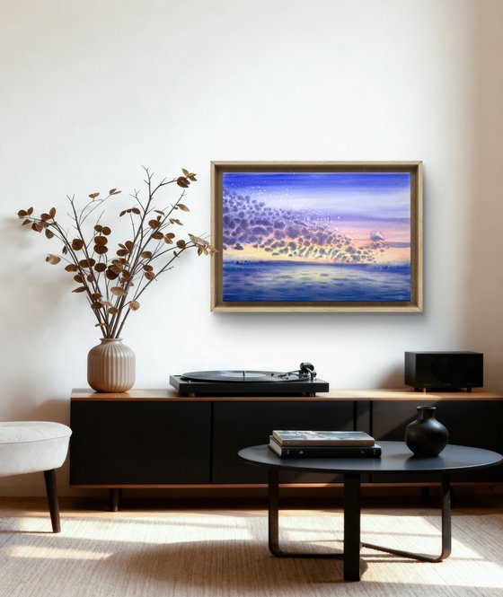 Majestic Sunset in the sea