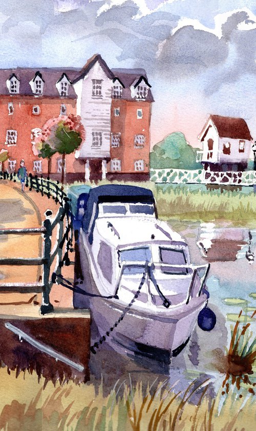 Water Mill, River Avon, Tewkesbury by Peter Day