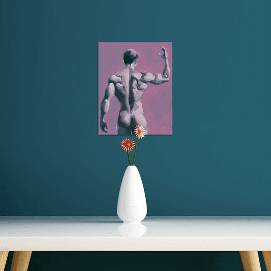 Interrupted Gesture -Male nude