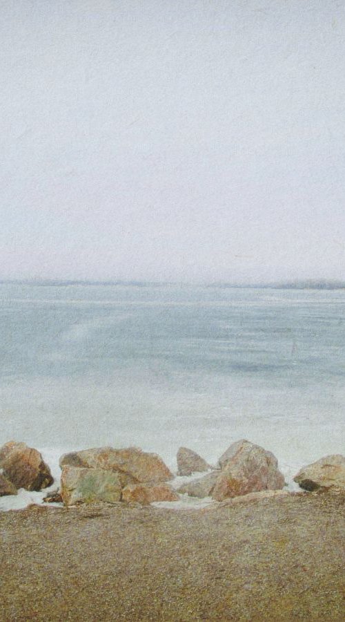 River in winter by Julia Gogol