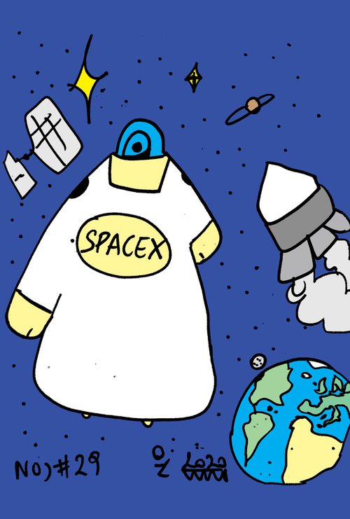 FAT#8 Fat astronauts in space by Mattia Paoli