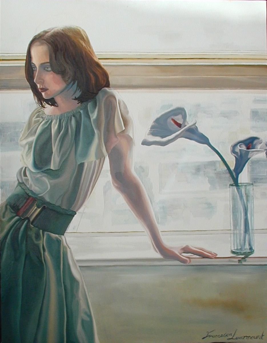 Girl With Lilies by Francesca Learmount at Cicca-Art