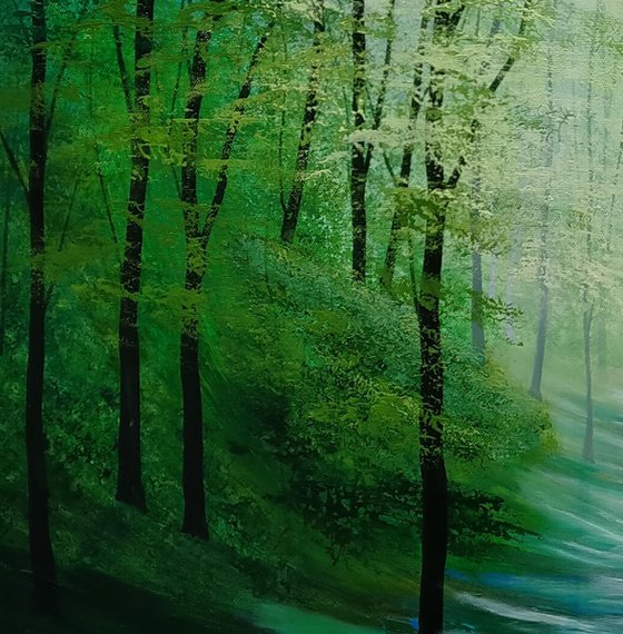 Sunlight Serenade Forest Glade