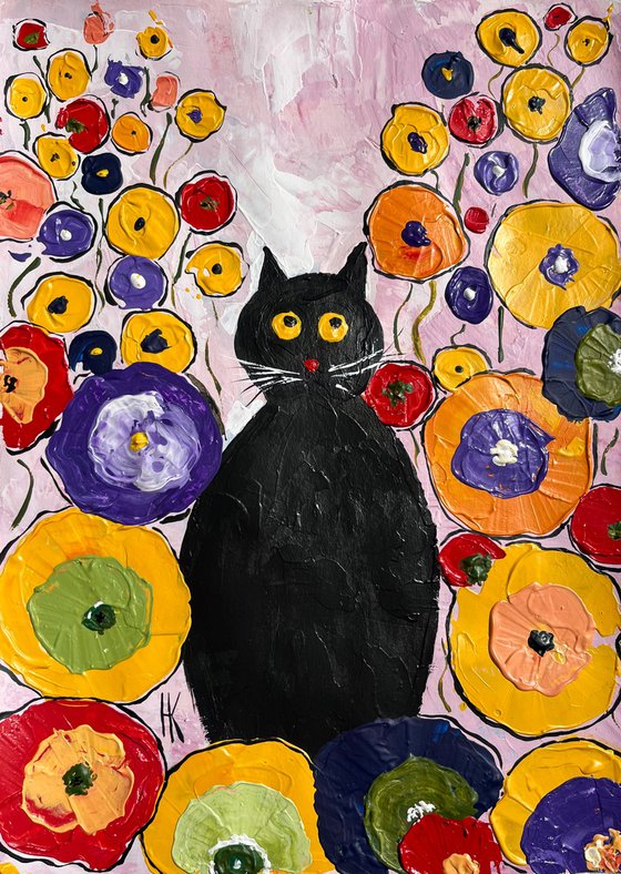 Kandinsky Flowers Painting