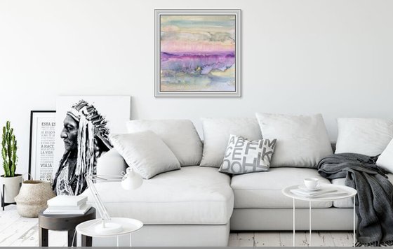 Ahrenshoop Dreaming VI - Landscape Seascape Watercolor