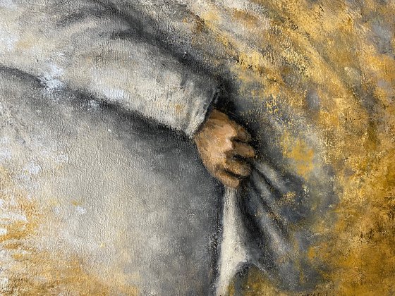 Running through the golden fields