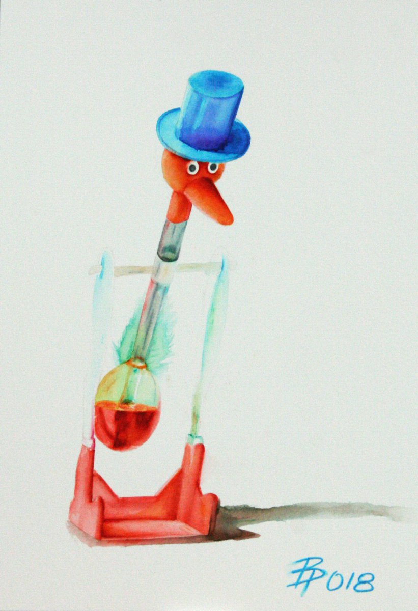 Sketch for Lucky bird - 3 by Paolo Borile
