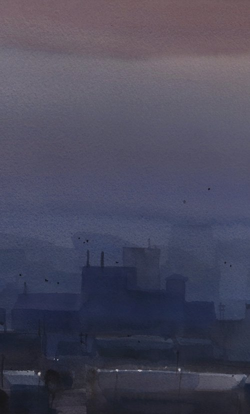 Sun rises and fog settles by Prashant Prabhu