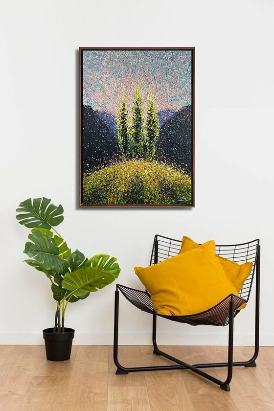 Summer’s Golden Resonance - framed