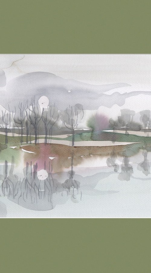 Autumn pool by Jolanta Czarnecka