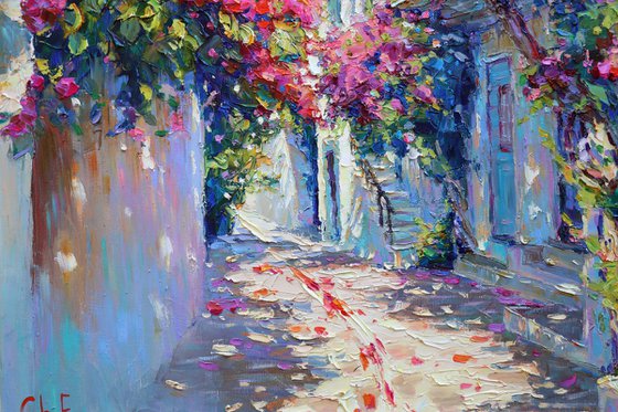 "Courtyard  in  Flowers"