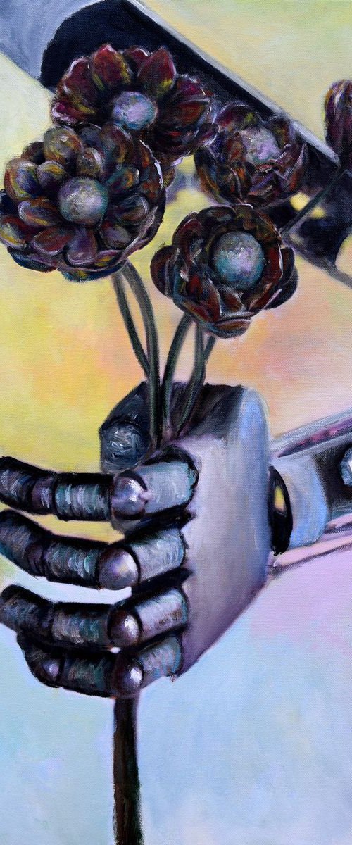 Tin Flowers by Robert  Tillberg