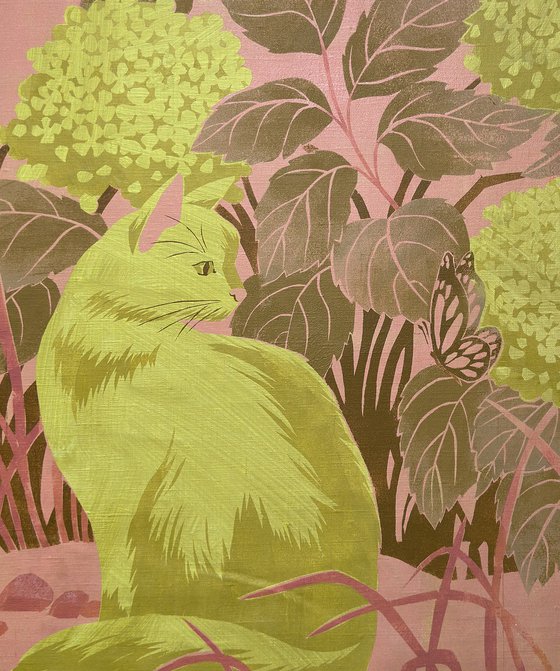 Under the Hydrangea Bush