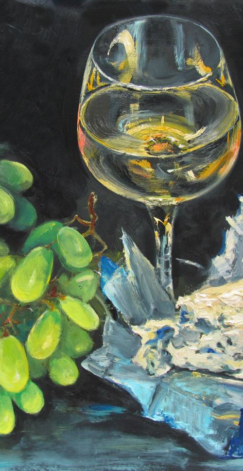 Grape, vine, dor blu by Irina Sergeyeva