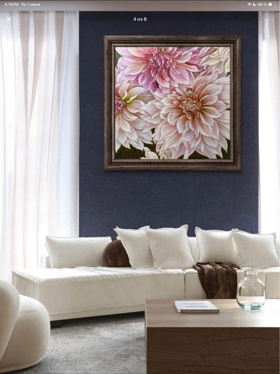 Soft Symphony of Dahlias