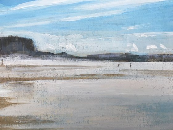 Watergate Bay empty beach - Cornish landscape