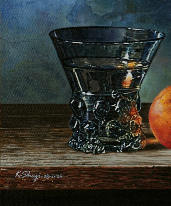 Glass an Pomegranate