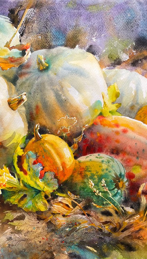 Still life Pumpkin by Samira Yanushkova