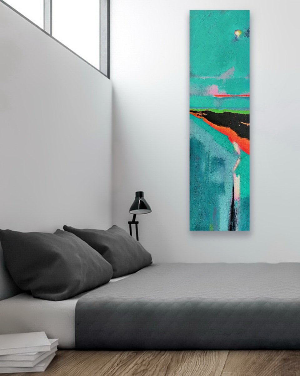  Calm Composition 2 By Evgen Semenyuk, 12 X 43, Artwork For Sale On Artfinder