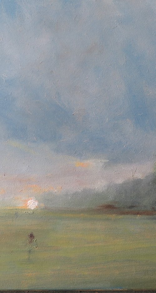 Misty Sunrise by Malcolm Ludvigsen