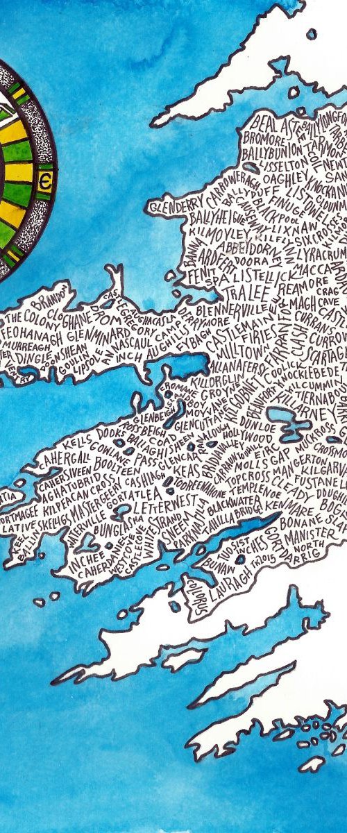 County Kerry Word Map by Terri Smith