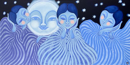 Sleeping with the the moon by Hiranya R