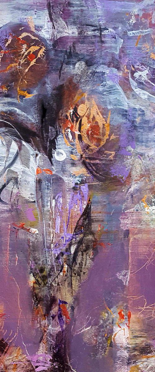 Flowers of eternity about personal meditation time wear art ancient oneiric dreamlike by KLOSKA by Kloska Ovidiu