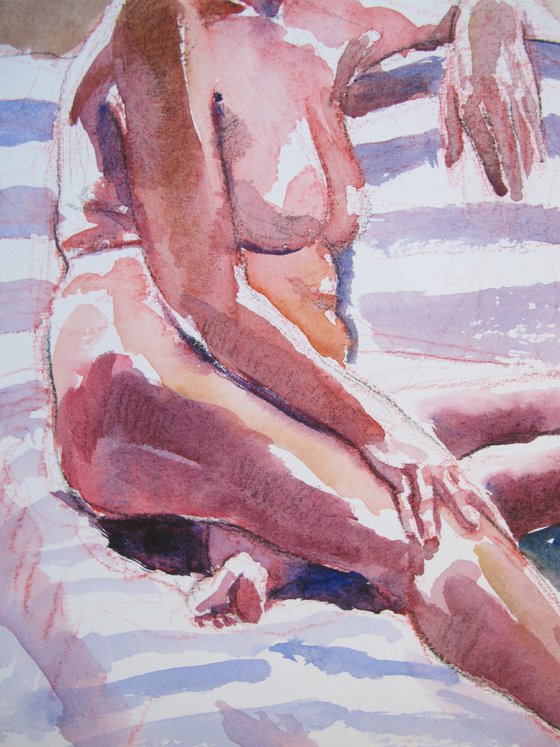 reclining female nude