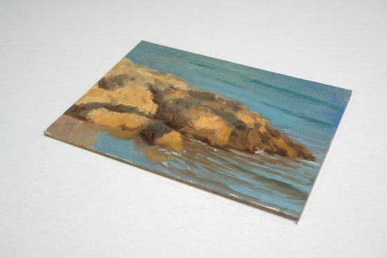 Rocks in evening light