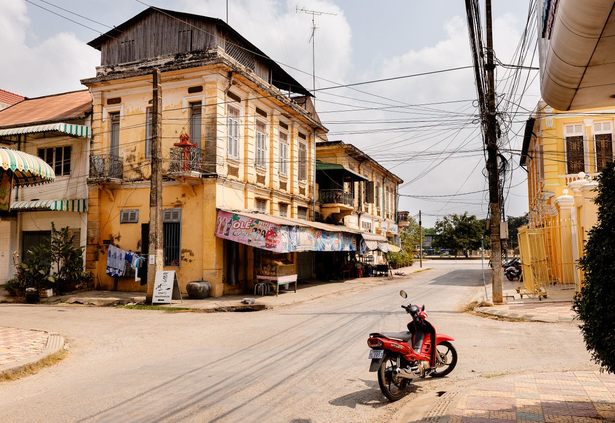 Battambang, Cambodia III (119x84cm) by Tom Hanslien