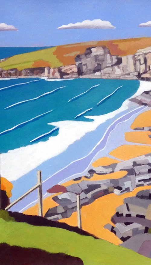 Trebarwith Strand by Tim Treagust