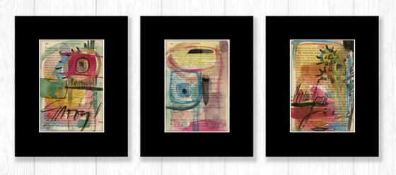 Abstract Collection 1 - 3 Paintings